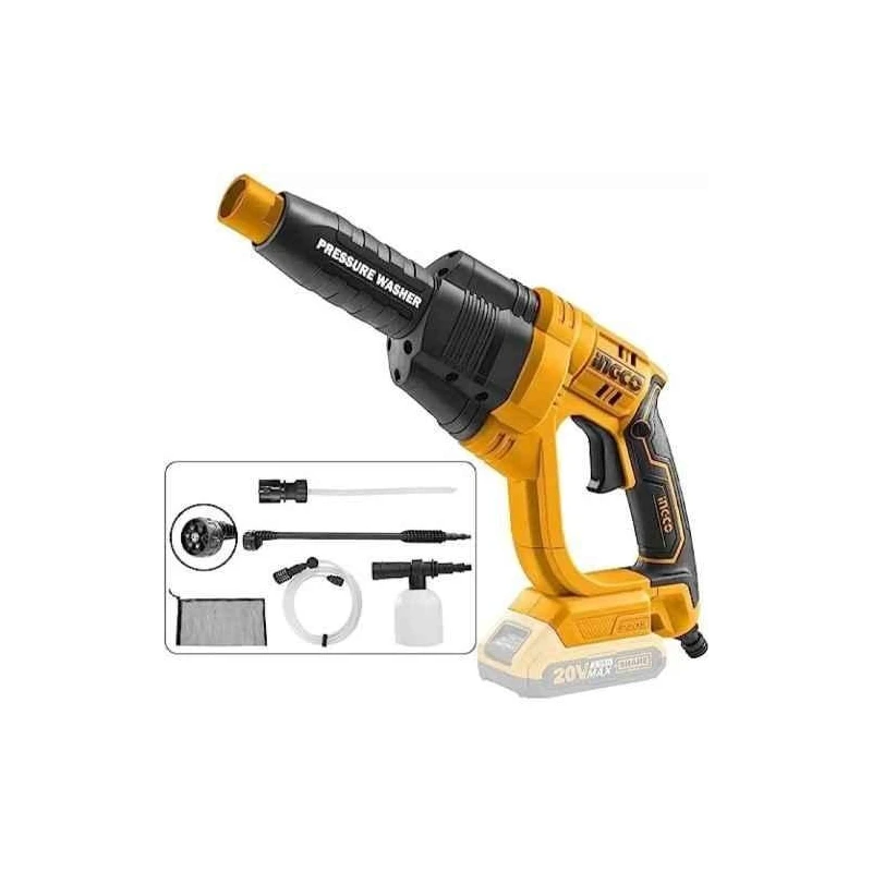 Ingco 20V 80W Yellow Pressure WasherCPWLI20082 image-4