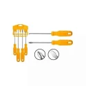 Ingco 60mm CrV Yellow Screwdriver SetHKSD0458 image-1