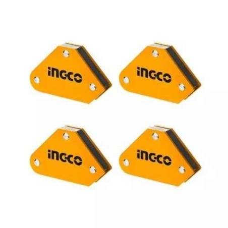 Ingco 45deg90deg & 135deg Angle Magnet & Steel Magnetic Welding Holder SetAMWH4001 image-1