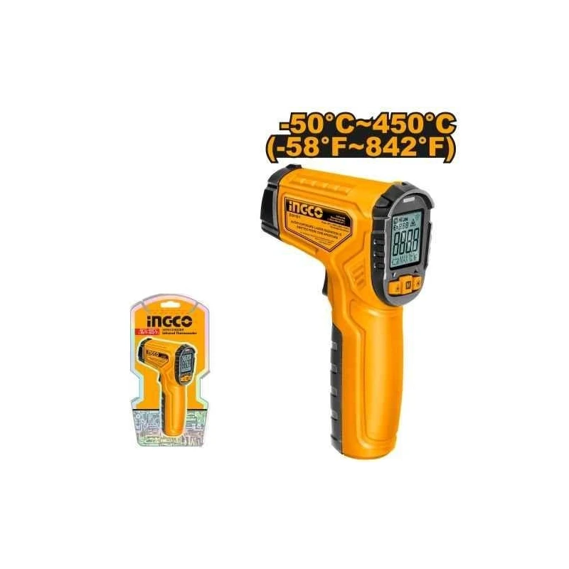 Ingco -50 to 450 deg C Infrared Digital Thermometer for Body & SurfaceHIT0155028 image-1
