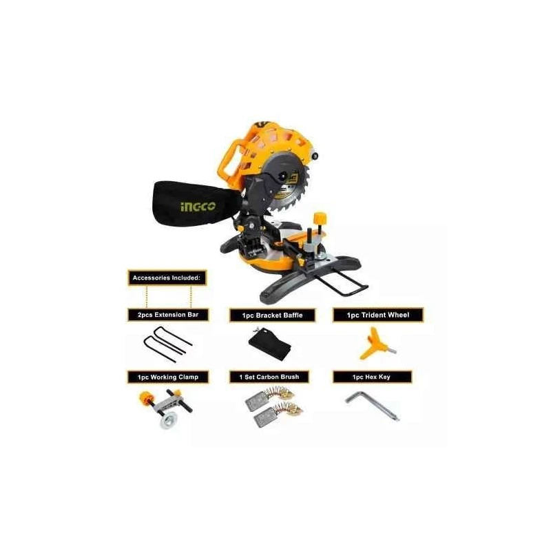 Ingco 1400W Aluminium Mitre SawBMS14007 image-5