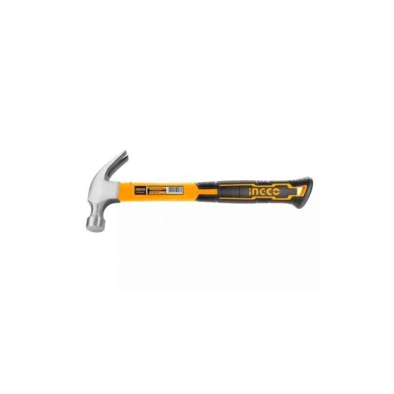 Ingco 220g Carbon Steel Claw Hammer with Drop-forged Hammer HeadHCHS8008 image-2