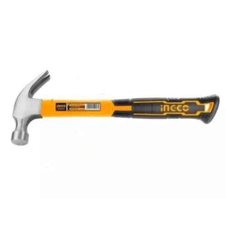 Ingco 220g Carbon Steel Claw Hammer with Drop-forged Hammer HeadHCHS8008 image-2