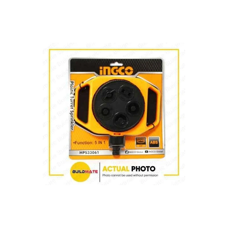 Ingco 3/4 inch 5 in 1 Plastic Turret SprinklerHPS33061 image-1