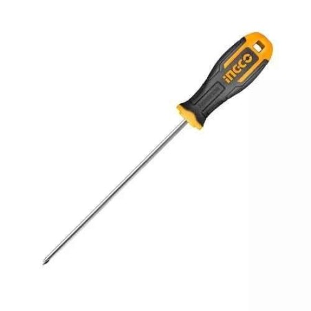 Ingco CR-V Black & Yellow Multipurpose Portable Screw DriverHGTS68PH2150 image-1