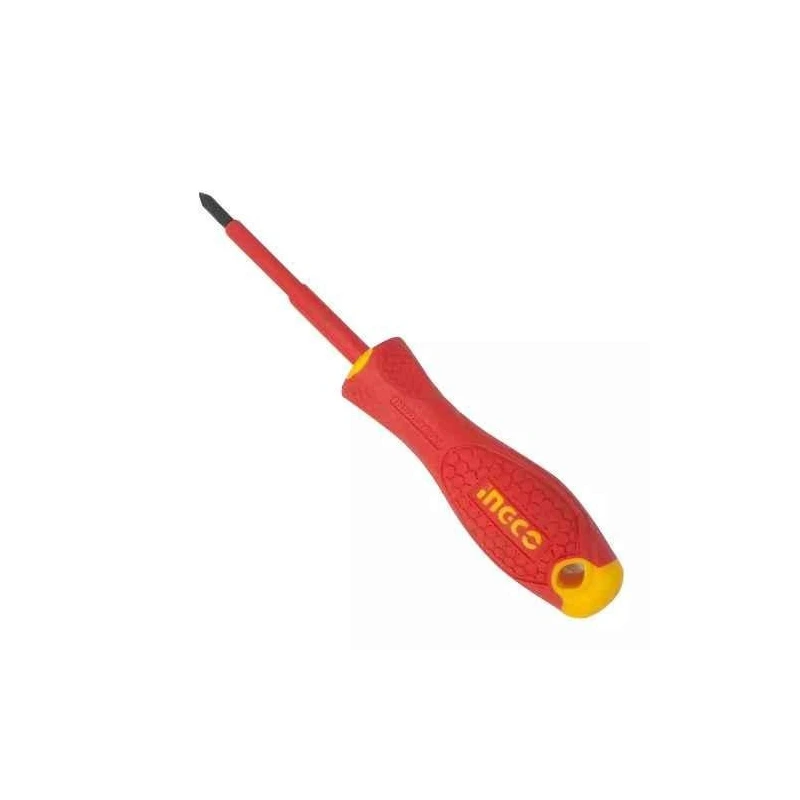 Ingco 60mm CR-V Red Multipurpose Portable Screw DriverHISD81PH060 image-1