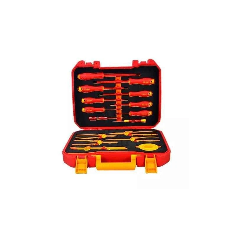 Ingco CR-V Red & Yellow Screwdriver SetHKITH1601 image-1