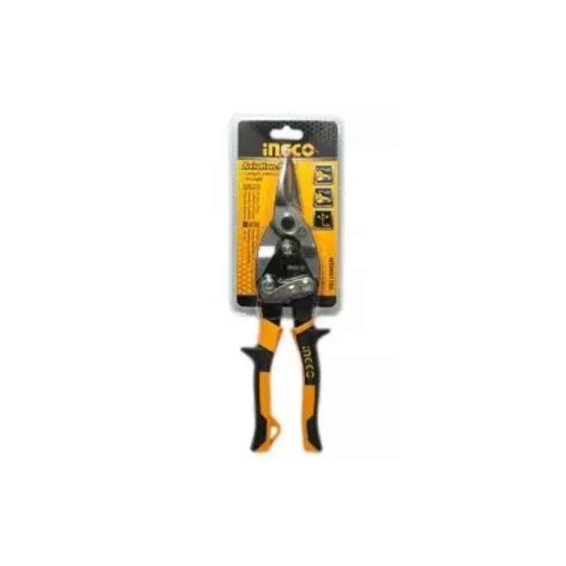 Ingco 8 inch High Speed Steel Black & Yellow SnipsHTSN0110S image-1