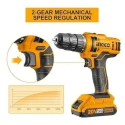 Ingco 2Ah 20V Lithium-ion Cordless Drill DriverCDLI200215 image-2