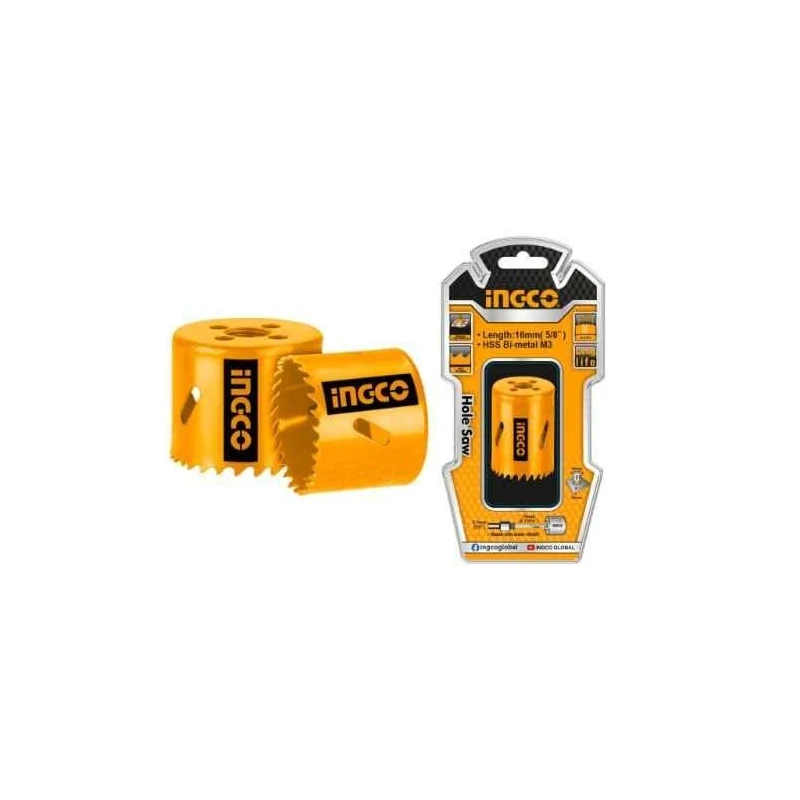 Ingco 19mm HSS Bi-Metal Hole SawHSB10191 image-1