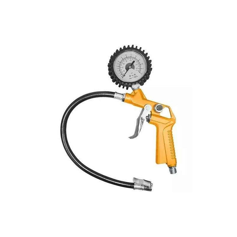 Ingco 8-5 Bar Tire Inflating Gun for Air Compressor Fitting Tools with Pressure Gauge Atg0601ING-RRCC0N image-1