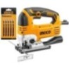 Ingco 800W 135mm Jig Saw with 5 Pcs Blades & Carbon Brushes, JS80068