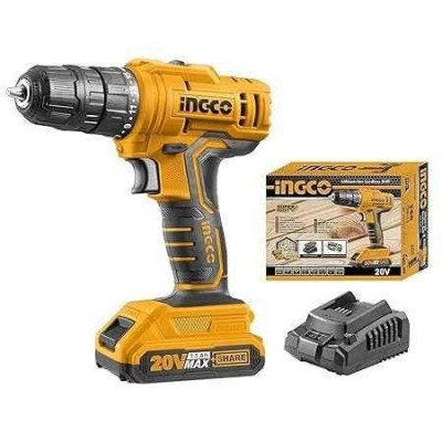 Ingco 1.5Ah 20V Lithium-ion Cordless Drill DriverCDLI20028 image-1