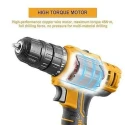 Ingco 1.5Ah 20V Lithium-ion Cordless Drill DriverCDLI20028 image-4