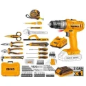 Ingco 165 Pcs 20V 22500bpm Tools SetHKTHP11651 image-1