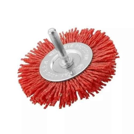 Ingco 1.3-1.5mm Nylon Red Wheel BrushWB40755 image-1