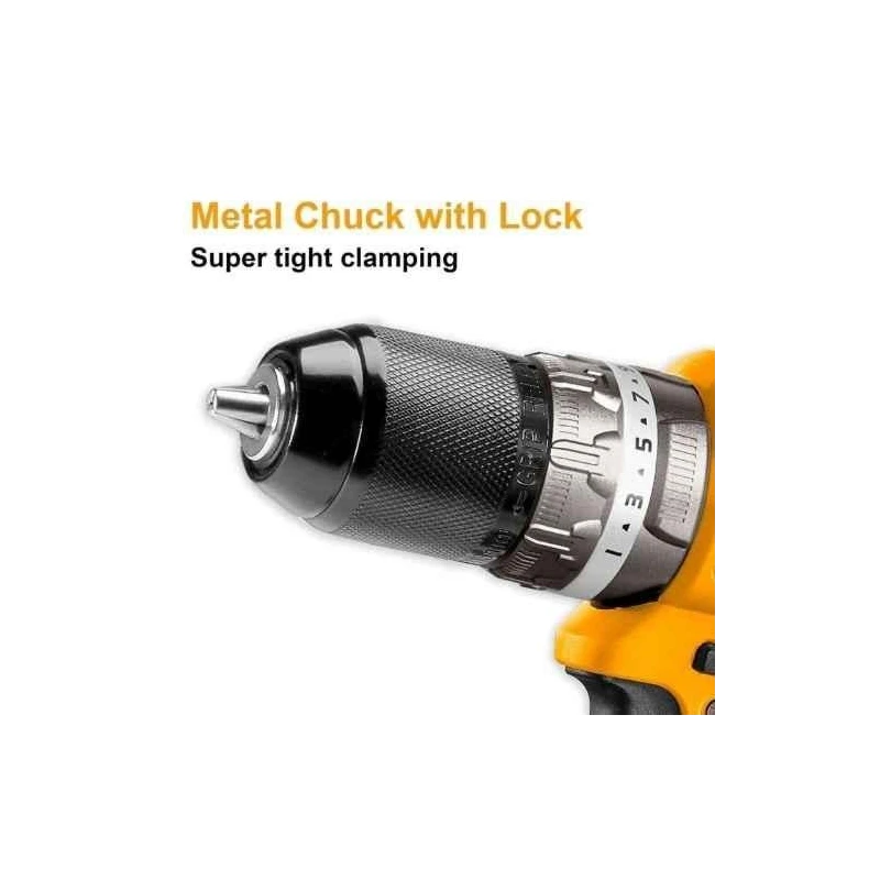 Ingco 20V 4Ah 13mm Compact Brushless Cordless Drill DriverCDLI206021 image-1