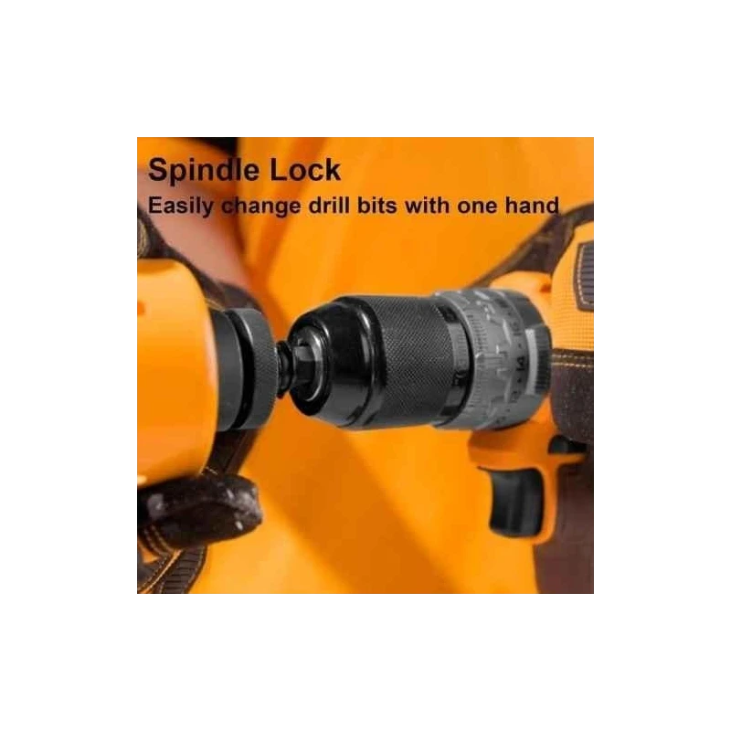 Ingco 20V 4Ah 13mm Compact Brushless Cordless Drill DriverCDLI206021 image-2