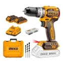 Ingco 20V 4Ah 13mm Compact Brushless Cordless Drill DriverCDLI206021 image-3