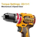 Ingco 20V 4Ah 13mm Compact Brushless Cordless Drill DriverCDLI206021 image-6
