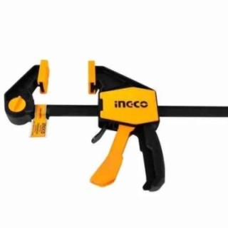 Ingco 80 x 600mm Yellow & Black Wood Bar ClampsHQBC24802 image-1
