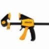Ingco 80 x 600mm Yellow & Black Wood Bar Clamps, HQBC24802