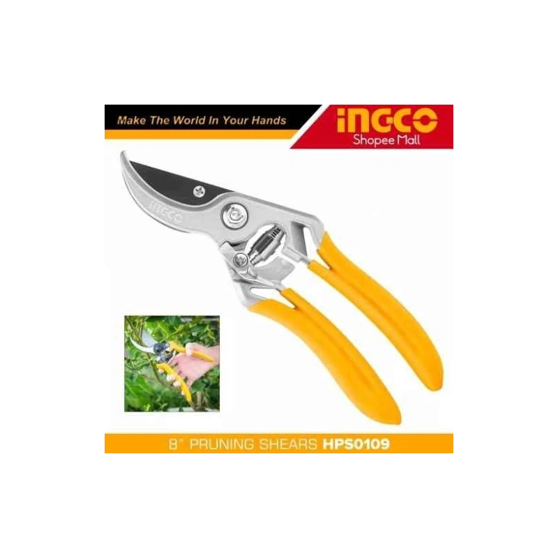 Ingco 8 inch Stainless Steel Pruning ShearHPS0109 image-2