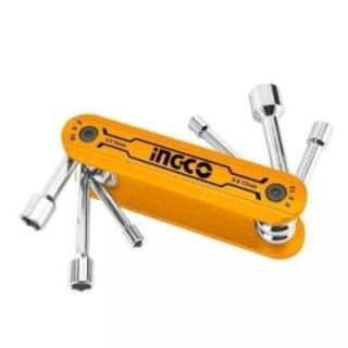 Ingco 56891012  (mm) Cr-V+AL Chrome Vanadium Alloy + Aluminum Nut Drivers SetHFND0601 image-1
