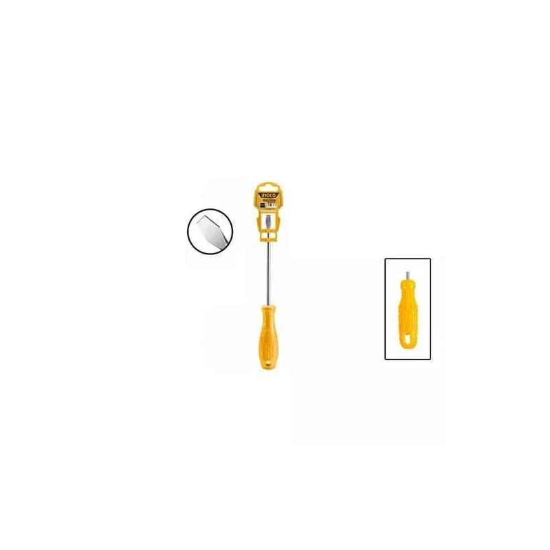 Ingco 6.0mm Chrome Vanadium Steel Yellow Multipurpose Portable Screw DriverHS586125 image-1