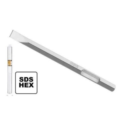 Ingco 28x35x530mm Hex Flat Chisel for 30kg DemolitionDBC0425302 image-1