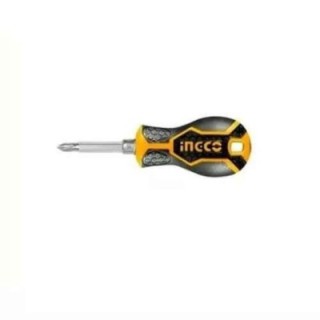 Ingco 6.35x75mm Chrome Vanadium Steel Yellow & Black Multipurpose Portable Screw DriverAKISD0201 image-1