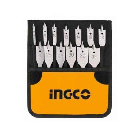 Ingco 13 Pcs Flat Wood Drill Bits SetAKD41301 image-1