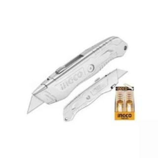 Ingco 19x61mm Aluminum Alloy Silver KnivesHKNS11615  image-1