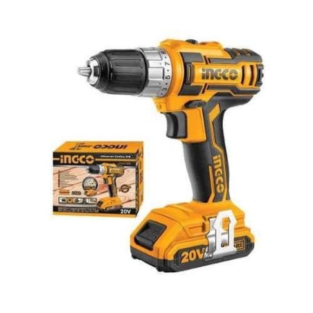 Ingco 20V 0.8-10mm Lithium-Ion Cordless DrillCDLI20021 image-1