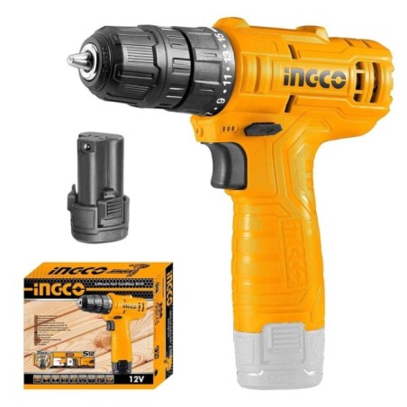 Ingco 12V 1.3Ah S12 Li-ion Cordless Drill DriverCDLI12415 image-1