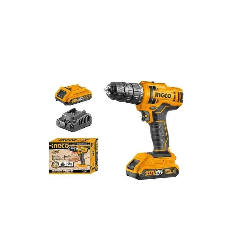 Ingco 1.5Ah 20V Lithium-Ion Cordless Drill DriverCDLI20051 image-4