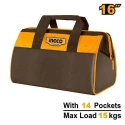 Ingco 16 inch Zipper Tool BagLoad Capacity: 15 kgHTBG281628  image-1