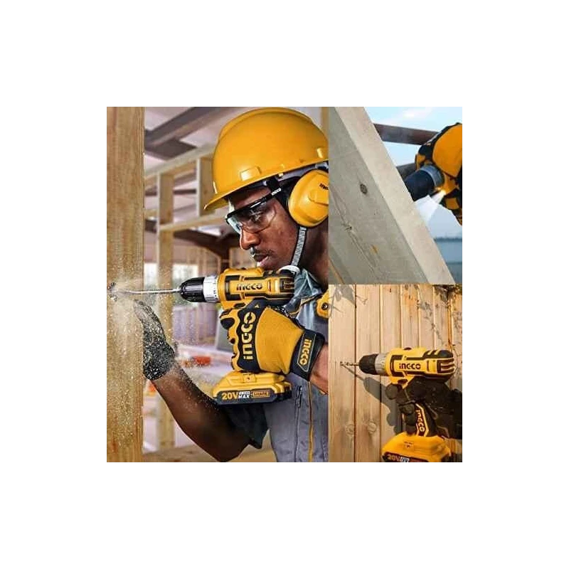 Ingco 20V Lithium-Ion Cordless DrillCDLI2002 image-3