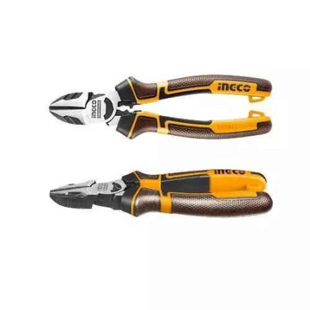 Ingco 160mm Chromium Vanadium Black Finish and Polish Cutting PliersHHLDCP28160 image-1