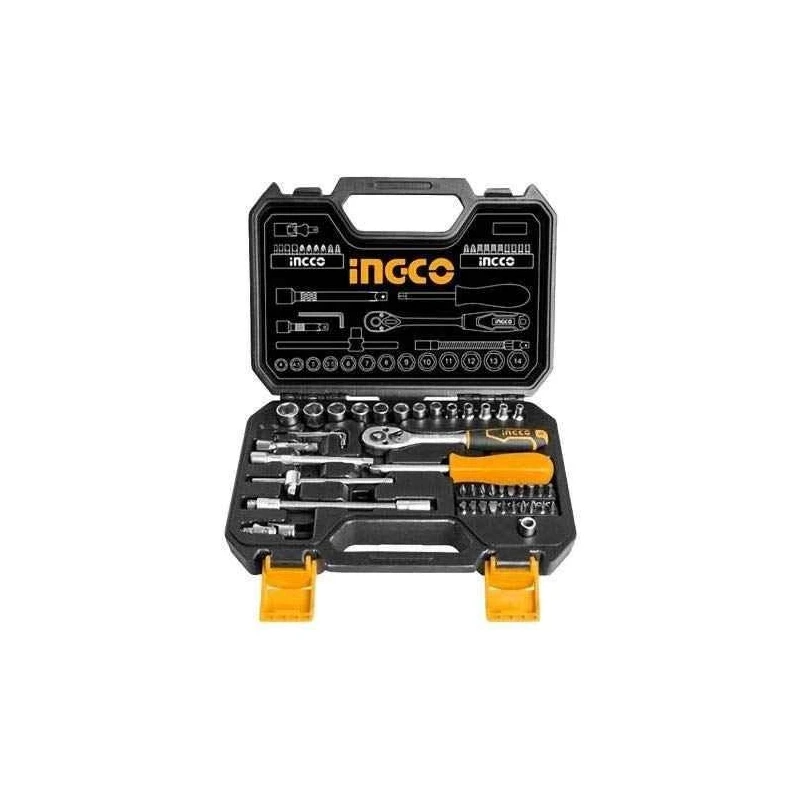 Ingco 45 Pcs CR-V Socket SetHKTS14451 image-1