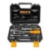 Ingco 45 Pcs CR-V Socket Set, HKTS14451