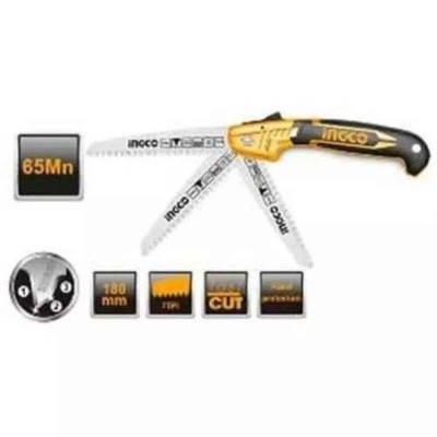 Ingco 180mm 180 mm Steel Yellow & Black HacksawHFSW18028C image-1