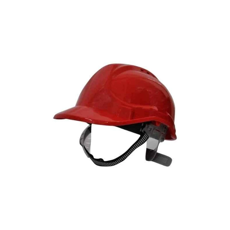 Ingco Plastic HDPE Red Safety Helmet with VentsHSH210 image-1