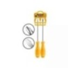 Ingco 60mm CrV Yellow Screwdriver Set, HKSD0258