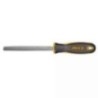 Ingco 200 mm T12 Steel Black Half Round File, HWHF088