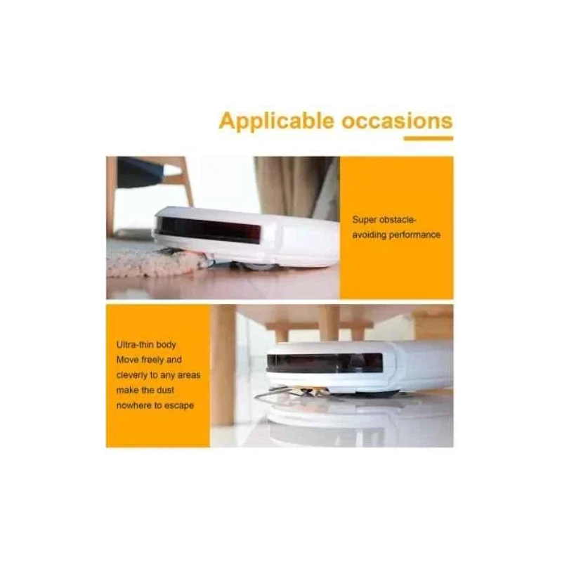 Ingco 500-800Pa 2000mAh 300x75mm Robotic Vacuum Cleaner with Cliff Detect Sensors & Anti-WindingVCRR30201 image-6