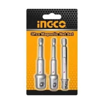 Ingco 3 Pcs Silver Socket Adaptor SetAMN365A01  image-1