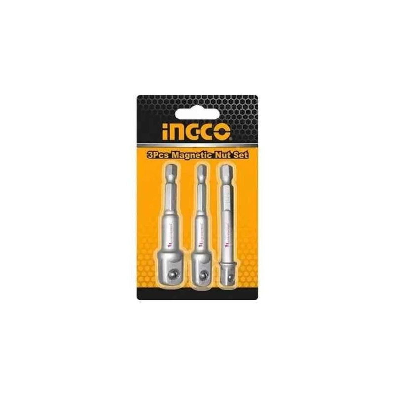 Ingco 3 Pcs Silver Socket Adaptor SetAMN365A01  image-1