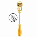 Ingco Chrome Vanadium Steel Yellow & Silver Multipurpose Portable Screw DriverHS58PH1100 image-1