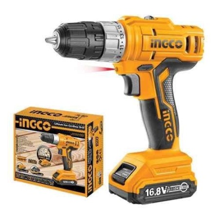 Ingco 16.8V 0.8-10mm Lithium-Ion Cordless DrillCDLI1611 image-1